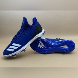 Mens Adidas ~ Icon Bounce Hybrid Metal Baseball Cleats Size 13 Blue G27335 NEW